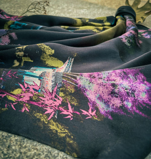 Zen Silk Scarf- Black